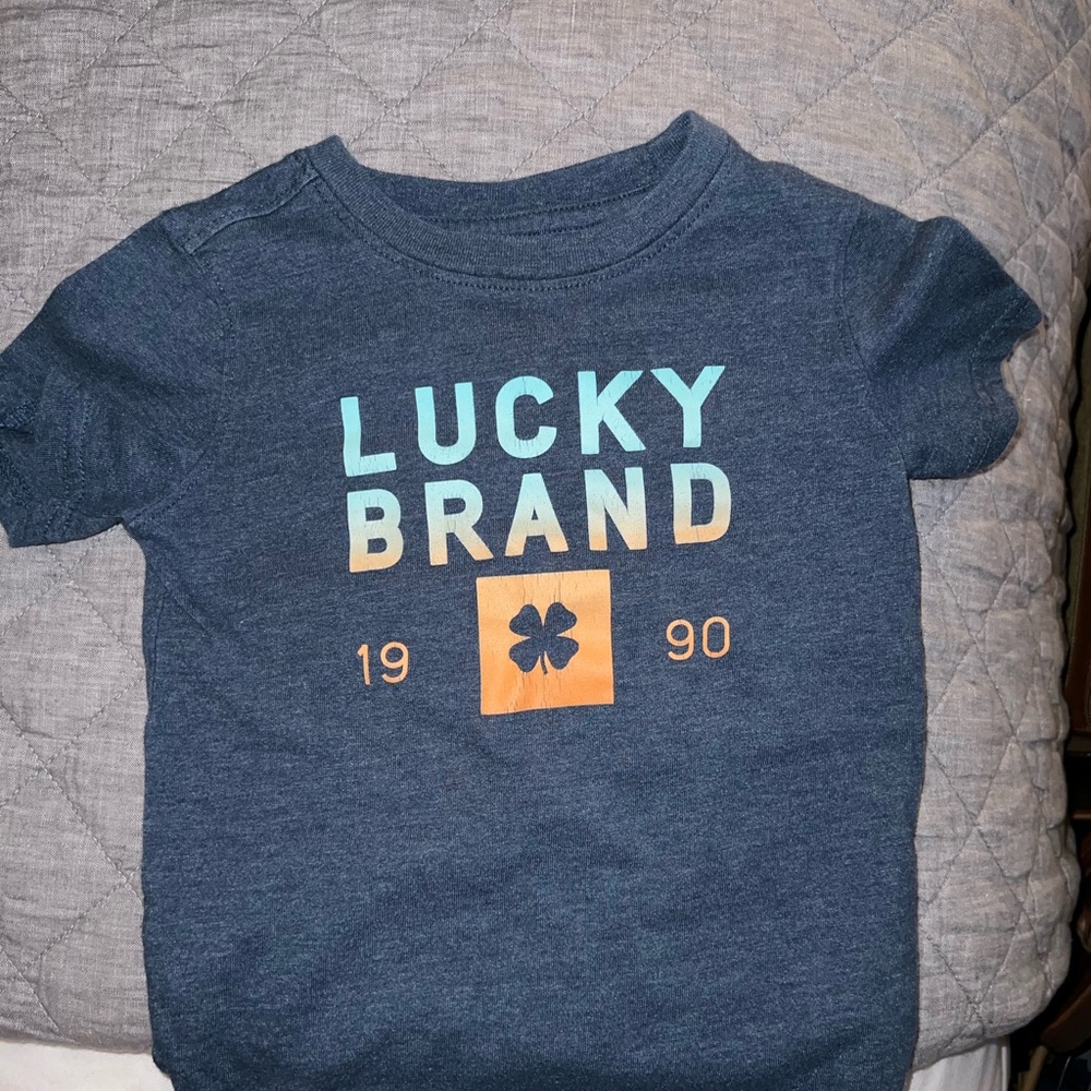 Lucky Brand Kids Navy Graphic Tee